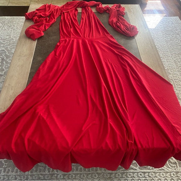 Guest Dresses for Women,72 Styles  Wrap Dress Long Maxi Convertible Multiway - Picture 8 of 12